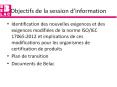 Objectifs de la session d PowerPoint PPT Presentation