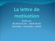 La lettre de motivation