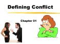 Defining Conflict PowerPoint PPT Presentation