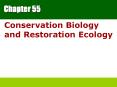 Conservation Biology and Restoration Ecology PowerPoint PPT Presentation