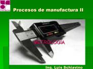 Procesos de manufactura II