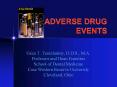 ADVERSE DRUG         EVENTS PowerPoint PPT Presentation
