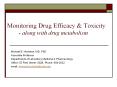 Monitoring Drug Efficacy PowerPoint PPT Presentation