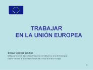 TRABAJAR  EN LA UNI