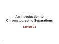 An%20Introduction%20to%20Chromatographic%20Separations PowerPoint PPT Presentation