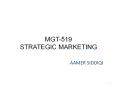 MGT-519 STRATEGIC MARKETING PowerPoint PPT Presentation