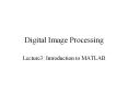 Digital Image Processing PowerPoint PPT Presentation