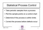 Statistical Process Control