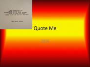 Quote Me