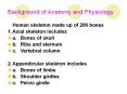 Background of Anatomy and Physiology PowerPoint PPT Presentation