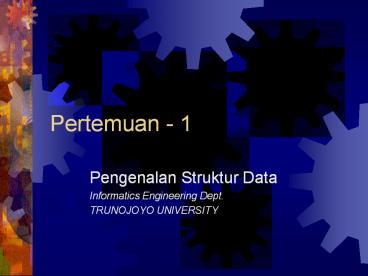 Pertemuan - 1