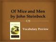 Of Mice and Men by John Steinbeck PowerPoint PPT Presentation