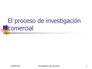 El proceso de investigaci