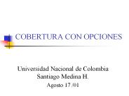 COBERTURA CON OPCIONES