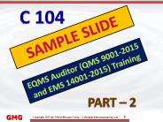 Auditor Training on EQMS