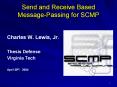 Send and Receive Based Message-Passing for SCMP PowerPoint PPT Presentation