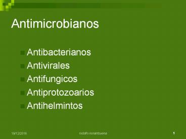 Antimicrobianos
