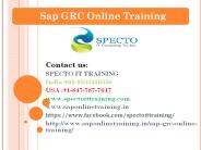 sap grc online training in usa,uk