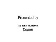Se elex students