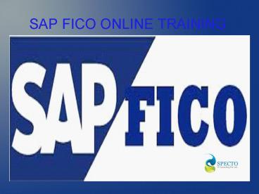 SAP FICO ONLINE TRAINING IN UK