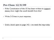 Pre-Class 12/8/09