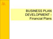 BUSINESS%20PLAN%20DEVELOPMENT%20-%20Financial%20Plans