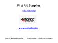 Standard First Aid Panel in Ireland at SafetyDirect.ie PowerPoint PPT Presentation