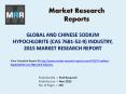 Sodium Hypochlorite Market Trends and 2020 Forecasts for Manufacturers PowerPoint PPT Presentation
