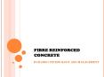 FIBRE REINFORCED CONCRETE PowerPoint PPT Presentation