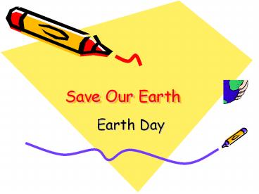 Save Our Earth