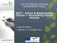 LLP Grundtvig Learning Partnership Project