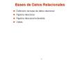 Bases de Datos Relacionales PowerPoint PPT Presentation