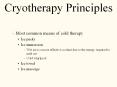 Most common means of cold therapy PowerPoint PPT Presentation