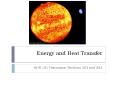 Energy and Heat Transfer PowerPoint PPT Presentation