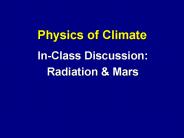 Physics of Climate