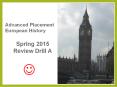 Advanced Placement European History PowerPoint PPT Presentation
