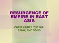 RESURGENCE OF EMPIRE IN EAST ASIA PowerPoint PPT Presentation