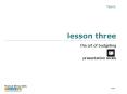 lesson three PowerPoint PPT Presentation
