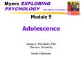 Myers EXPLORING PSYCHOLOGY  (6th Edition in Modules) PowerPoint PPT Presentation