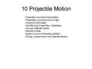 10 Projectile Motion