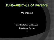Fundamentals of physics