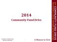 Community Fund Drive PowerPoint PPT Presentation