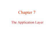 The Application Layer