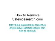 How to Remove Safesidesearch.com
