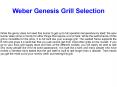The Weber Genesis E-330 Gas Grill Review PowerPoint PPT Presentation