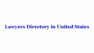 Lawyers directory united states