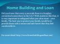 home building and loan PowerPoint PPT Presentation