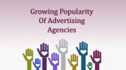 Growing popularity of Advertising agencies in India