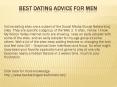 best dating advice for men PowerPoint PPT Presentation