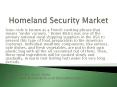 homeland security market PowerPoint PPT Presentation